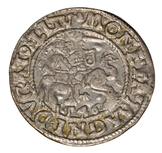 Półgrosz 1546 Zygmunt II August Litwa Wilno