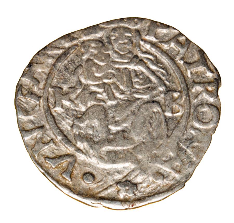 Denar 1565 Maksymilian II Habsburg Węgry Kremnica