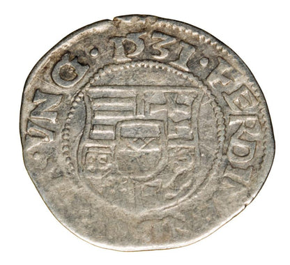 Denar 1531 Ferdynand I Habsburg Węgry Kremnica