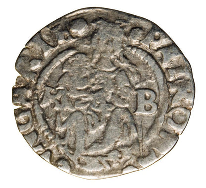 Denar 1544 Ferdynand I Habsburg Węgry Kremnica