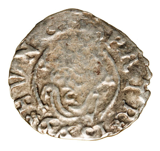 Denar 1599 Rudolf II Habsburg Węgry Kremnica