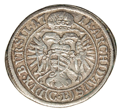 3 krajcary 1711 Józef I Habsburg Śląsk Brzeg