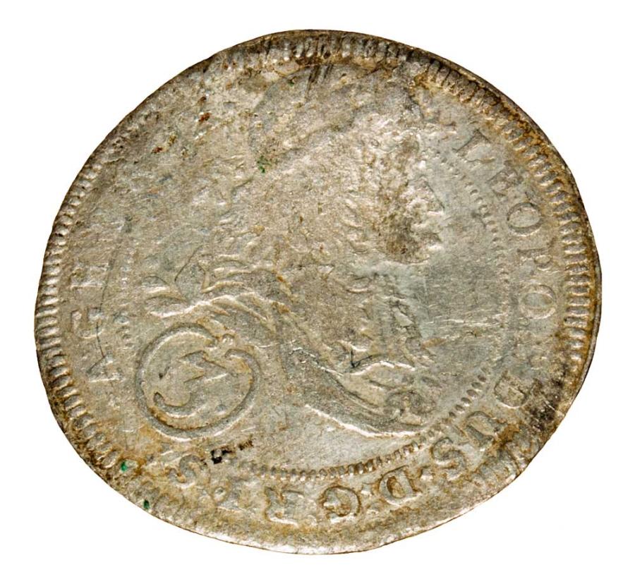 3 krajcary 1693 Leopold I Habsburg Austria Tyrol Wiedeń