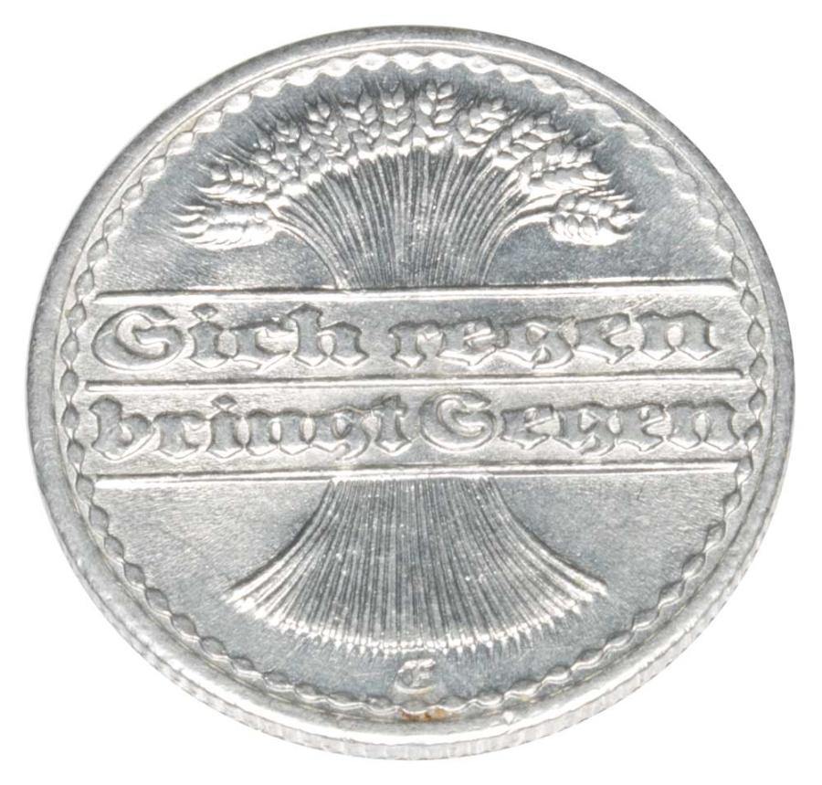 50 fenigów 1920 Niemcy Muldenhutten E