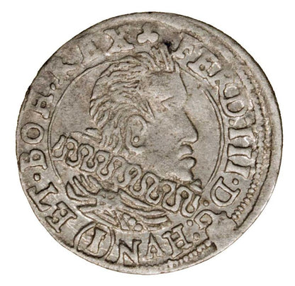 1 krajcar 1628 Ferdynand III Habsburg Śląsk Kłodzko